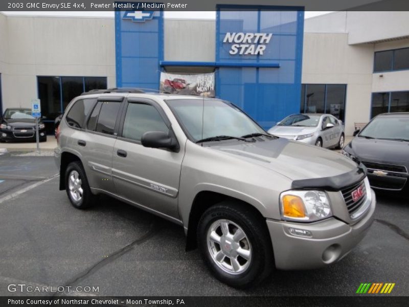 Pewter Metallic / Medium Pewter 2003 GMC Envoy SLE 4x4