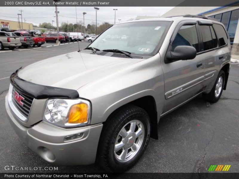 Pewter Metallic / Medium Pewter 2003 GMC Envoy SLE 4x4