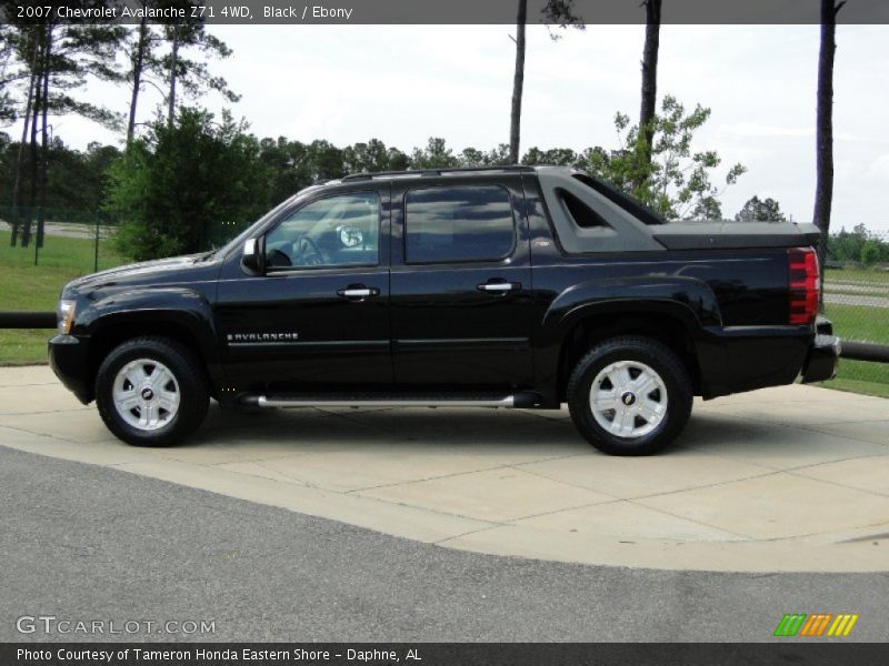 Black / Ebony 2007 Chevrolet Avalanche Z71 4WD
