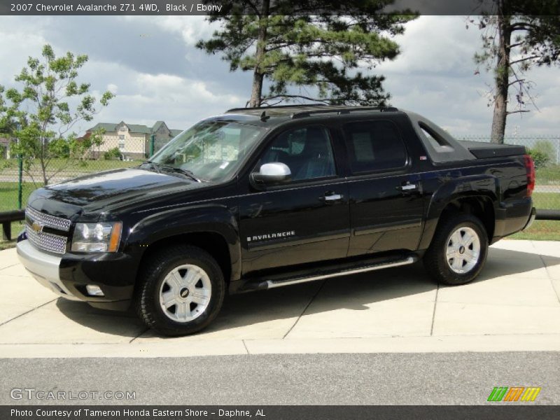 Black / Ebony 2007 Chevrolet Avalanche Z71 4WD