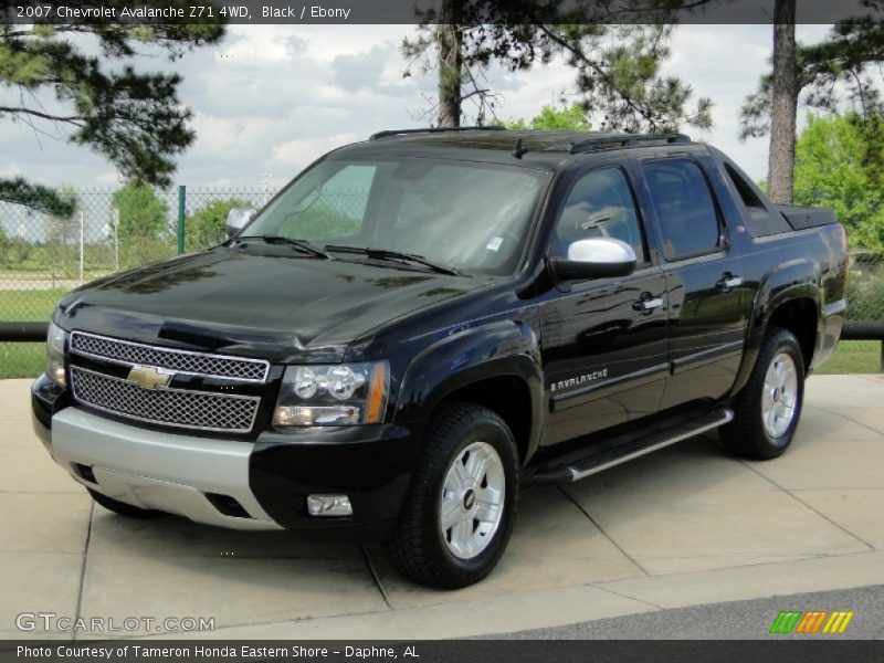 Black / Ebony 2007 Chevrolet Avalanche Z71 4WD