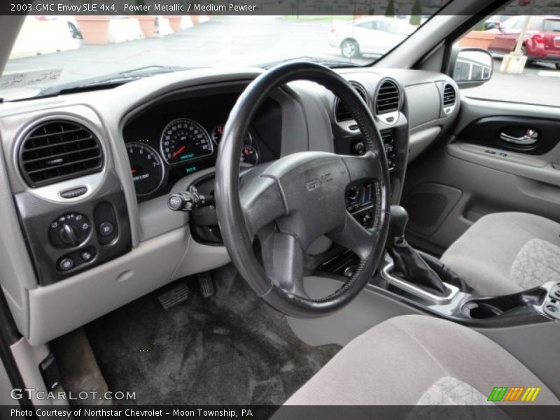 Pewter Metallic / Medium Pewter 2003 GMC Envoy SLE 4x4