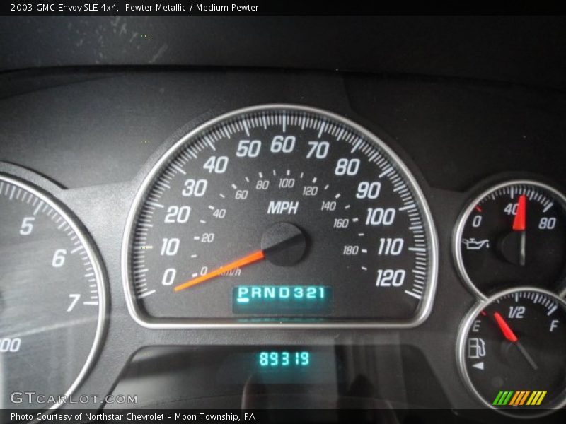 Pewter Metallic / Medium Pewter 2003 GMC Envoy SLE 4x4