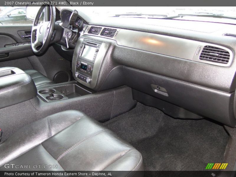 Black / Ebony 2007 Chevrolet Avalanche Z71 4WD