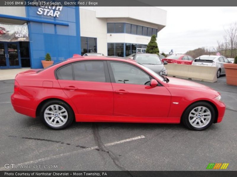 Electric Red / Beige 2006 BMW 3 Series 325xi Sedan