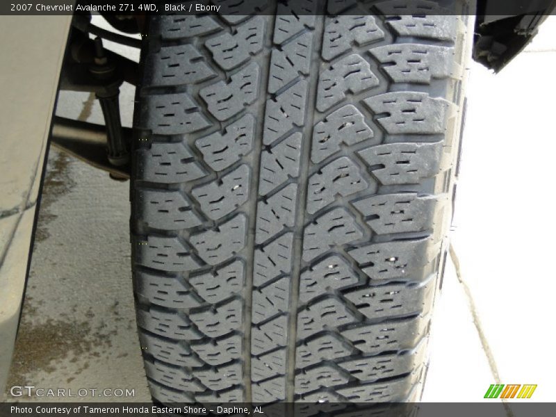 Black / Ebony 2007 Chevrolet Avalanche Z71 4WD