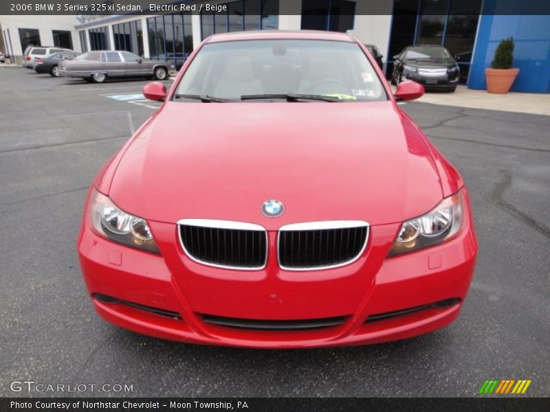 Electric Red / Beige 2006 BMW 3 Series 325xi Sedan