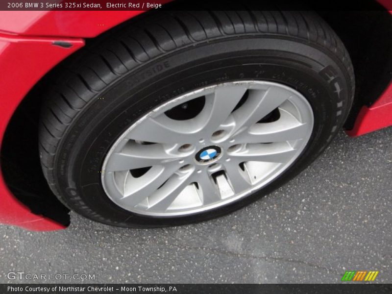 Electric Red / Beige 2006 BMW 3 Series 325xi Sedan
