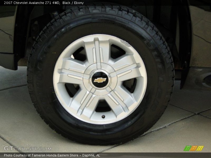 Black / Ebony 2007 Chevrolet Avalanche Z71 4WD