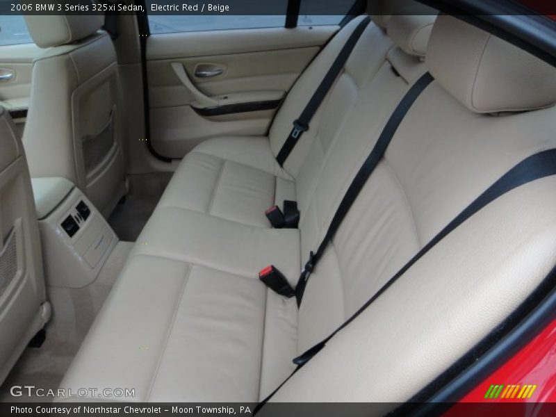 Electric Red / Beige 2006 BMW 3 Series 325xi Sedan