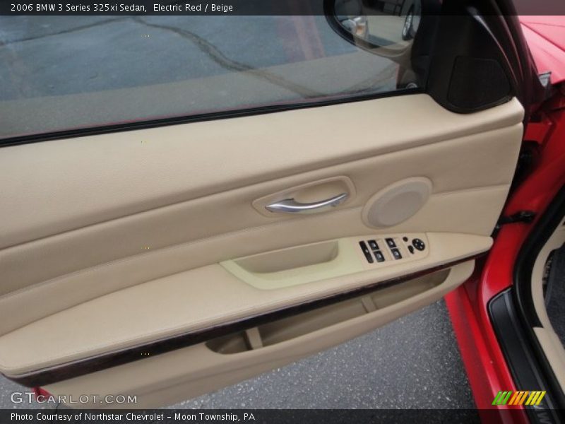 Electric Red / Beige 2006 BMW 3 Series 325xi Sedan
