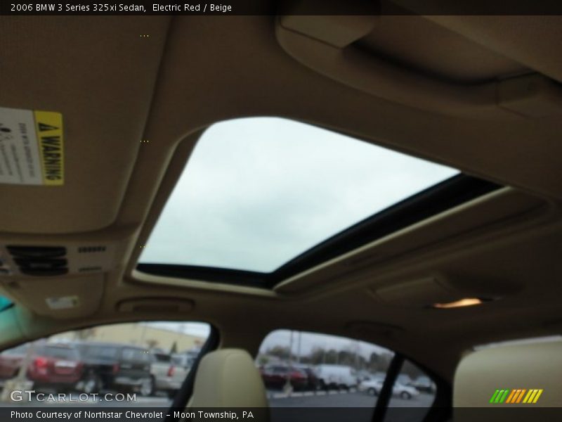 Electric Red / Beige 2006 BMW 3 Series 325xi Sedan