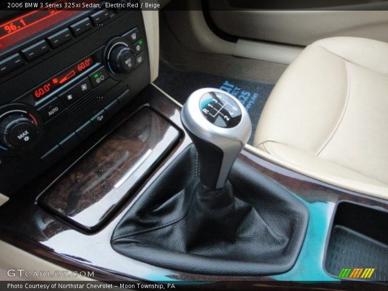 Electric Red / Beige 2006 BMW 3 Series 325xi Sedan
