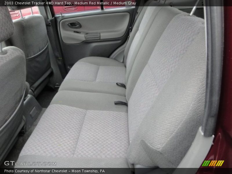 Medium Red Metallic / Medium Gray 2003 Chevrolet Tracker 4WD Hard Top