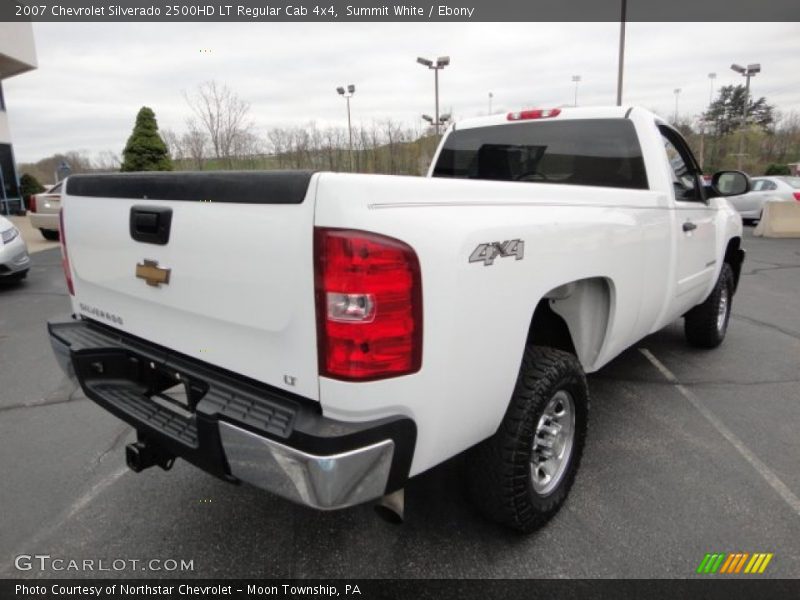 Summit White / Ebony 2007 Chevrolet Silverado 2500HD LT Regular Cab 4x4