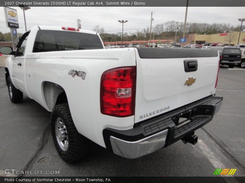 Summit White / Ebony 2007 Chevrolet Silverado 2500HD LT Regular Cab 4x4