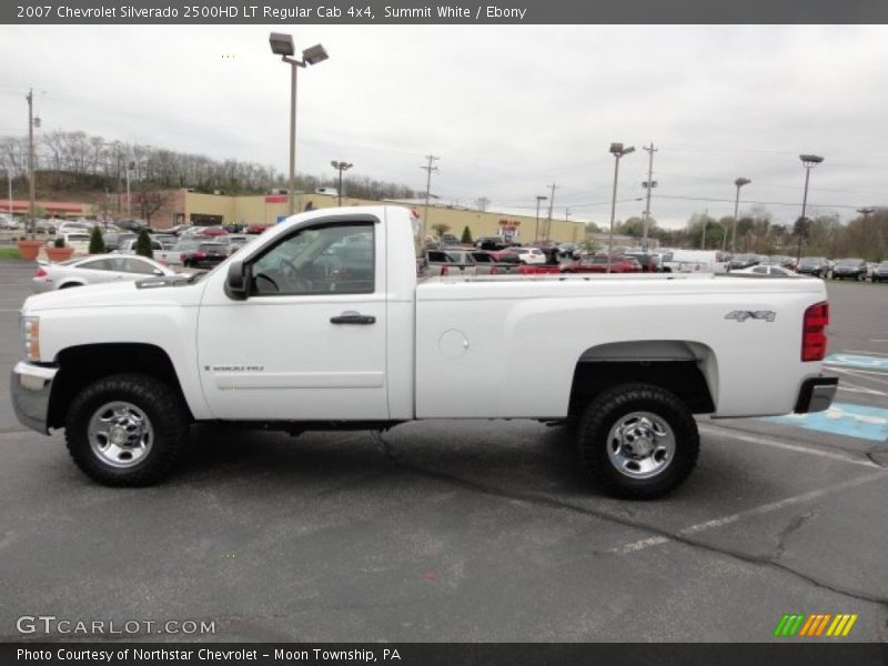 Summit White / Ebony 2007 Chevrolet Silverado 2500HD LT Regular Cab 4x4