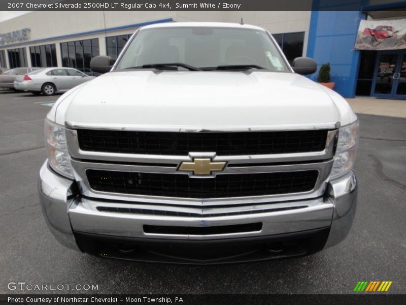 Summit White / Ebony 2007 Chevrolet Silverado 2500HD LT Regular Cab 4x4