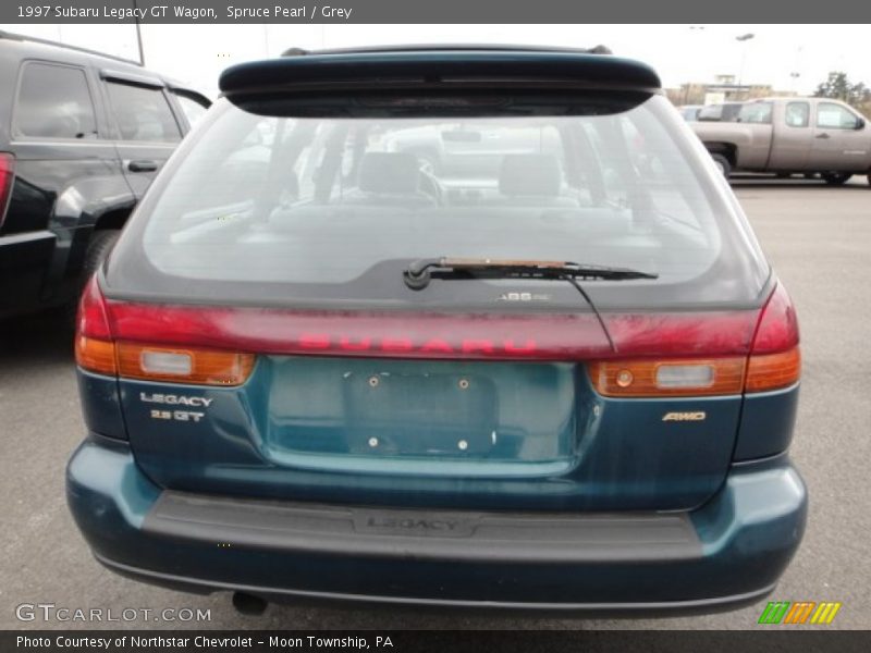 Spruce Pearl / Grey 1997 Subaru Legacy GT Wagon