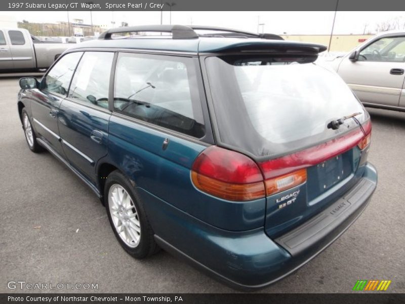 Spruce Pearl / Grey 1997 Subaru Legacy GT Wagon