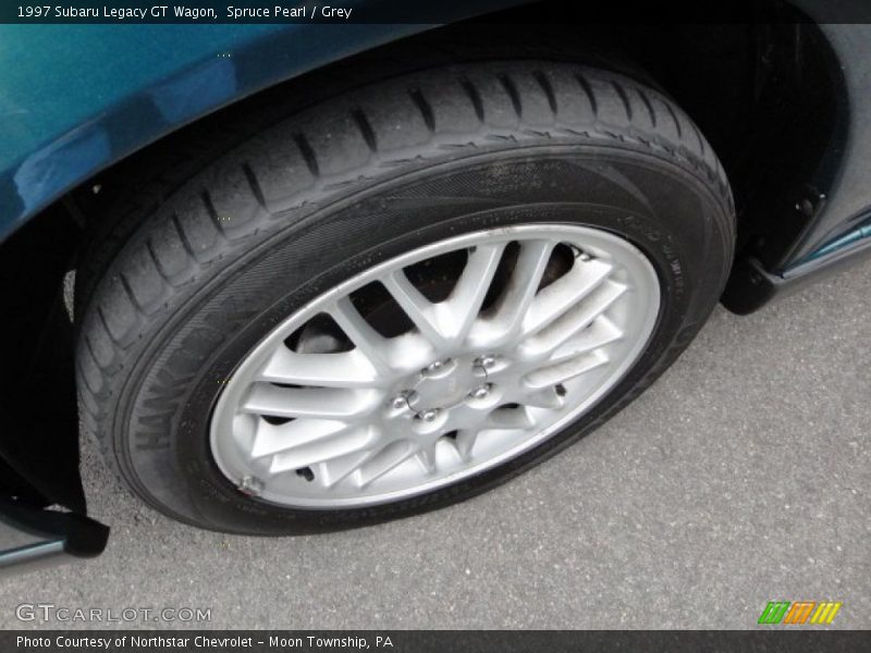 Spruce Pearl / Grey 1997 Subaru Legacy GT Wagon
