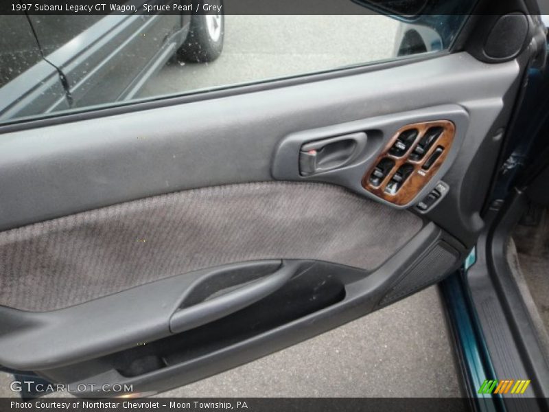 Spruce Pearl / Grey 1997 Subaru Legacy GT Wagon