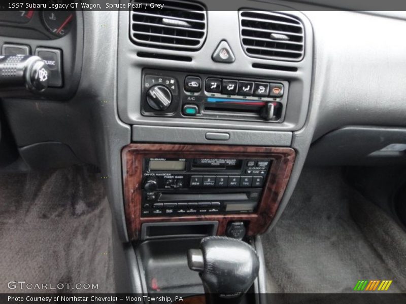 Spruce Pearl / Grey 1997 Subaru Legacy GT Wagon