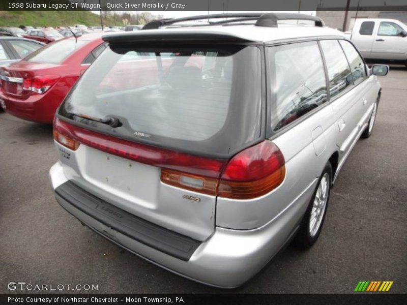 Quick Silver Metallic / Gray 1998 Subaru Legacy GT Wagon