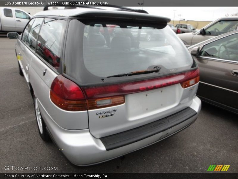 Quick Silver Metallic / Gray 1998 Subaru Legacy GT Wagon