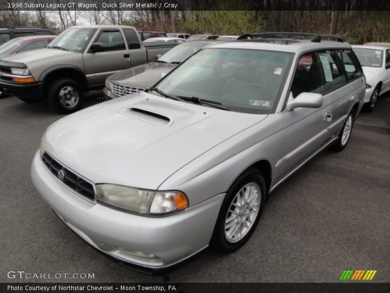 Quick Silver Metallic / Gray 1998 Subaru Legacy GT Wagon