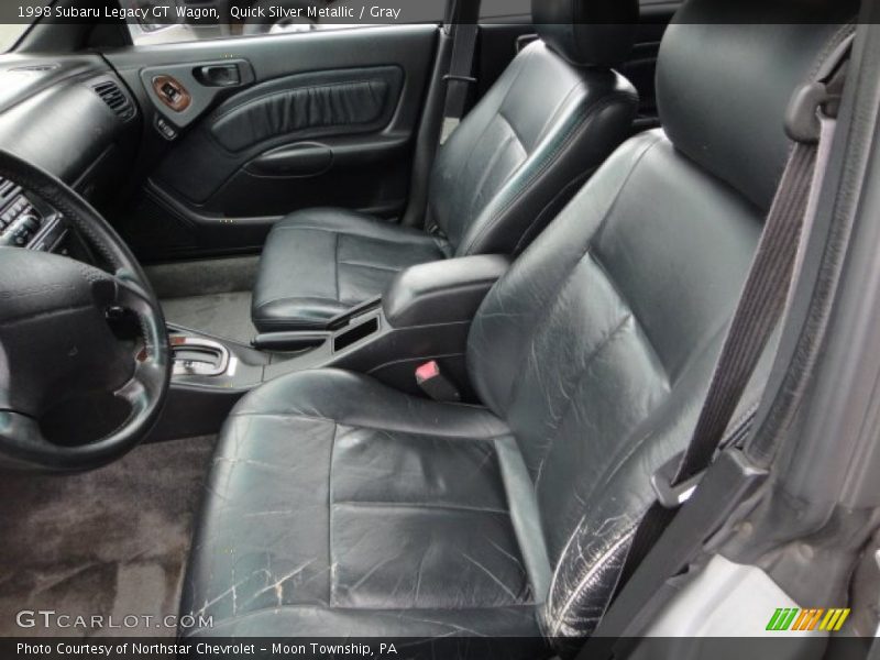Quick Silver Metallic / Gray 1998 Subaru Legacy GT Wagon