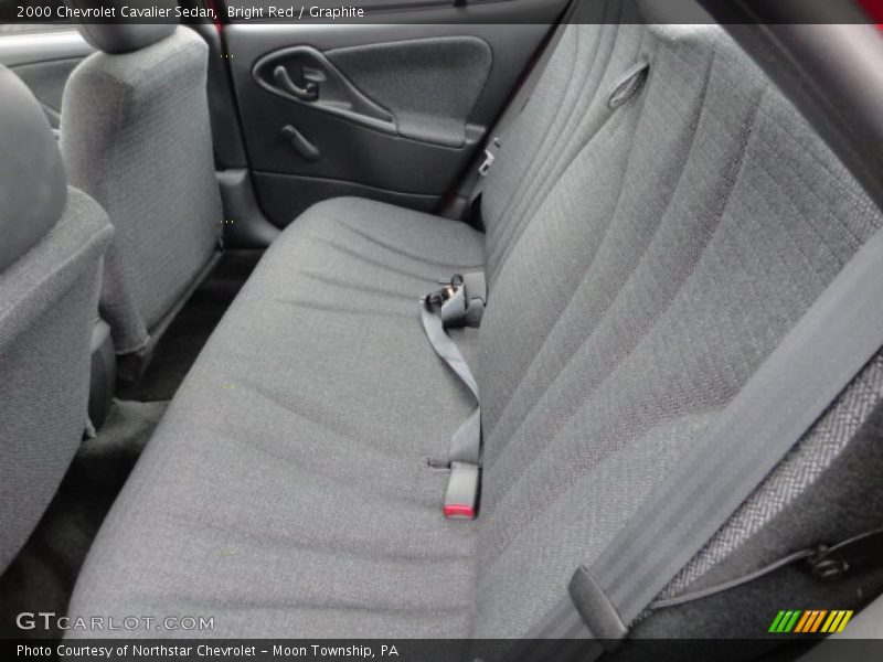 Bright Red / Graphite 2000 Chevrolet Cavalier Sedan