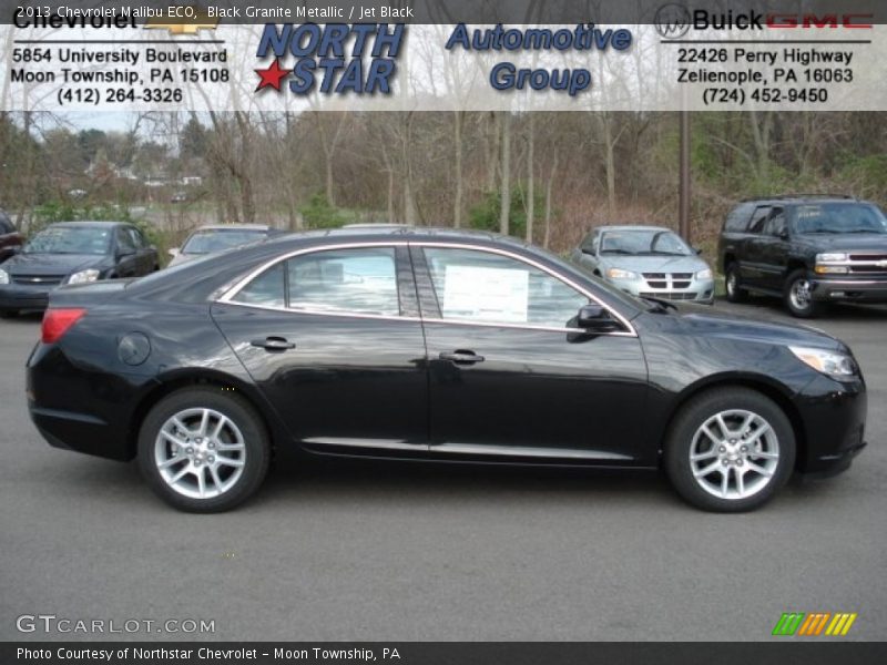 Black Granite Metallic / Jet Black 2013 Chevrolet Malibu ECO