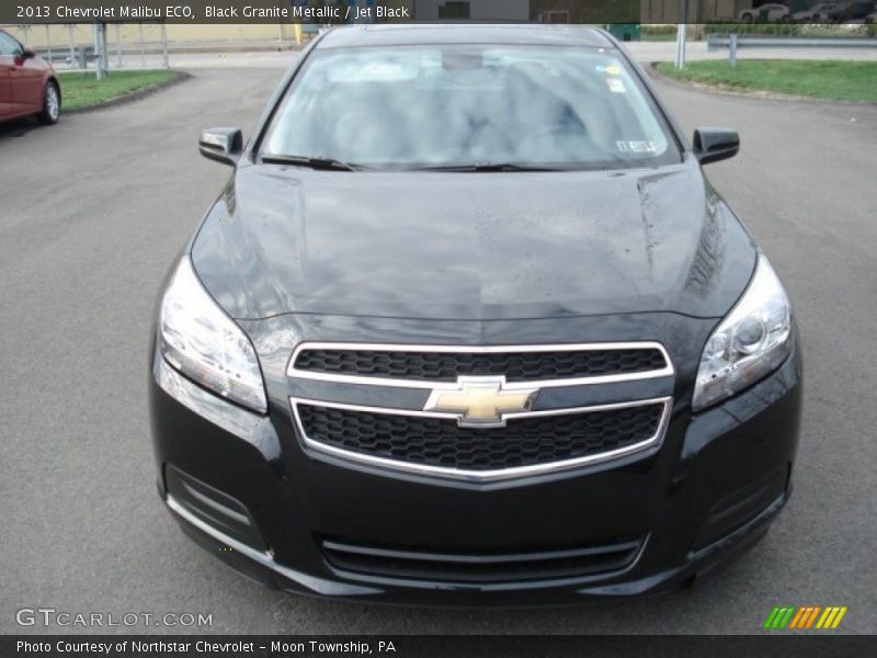 Black Granite Metallic / Jet Black 2013 Chevrolet Malibu ECO