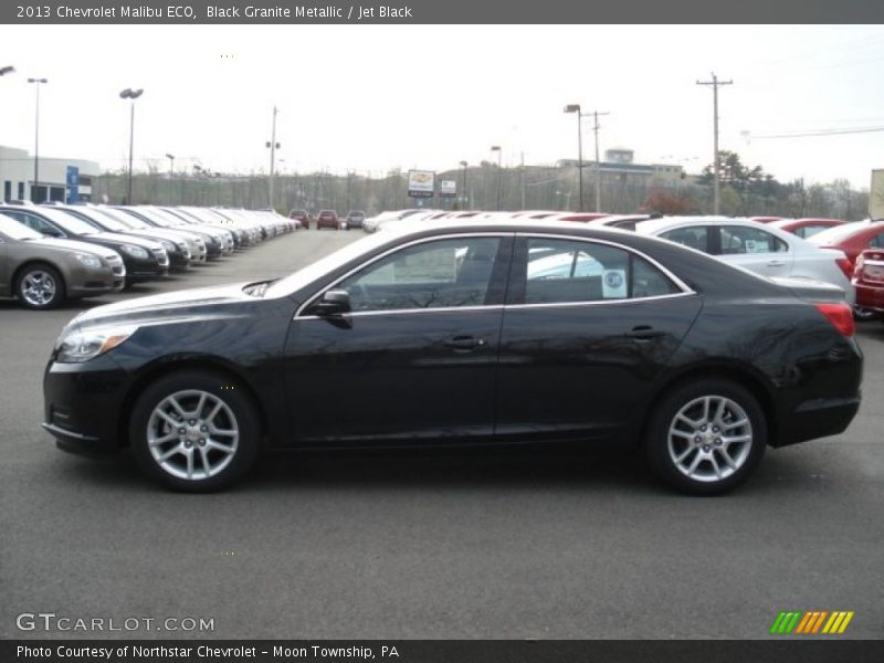 Black Granite Metallic / Jet Black 2013 Chevrolet Malibu ECO