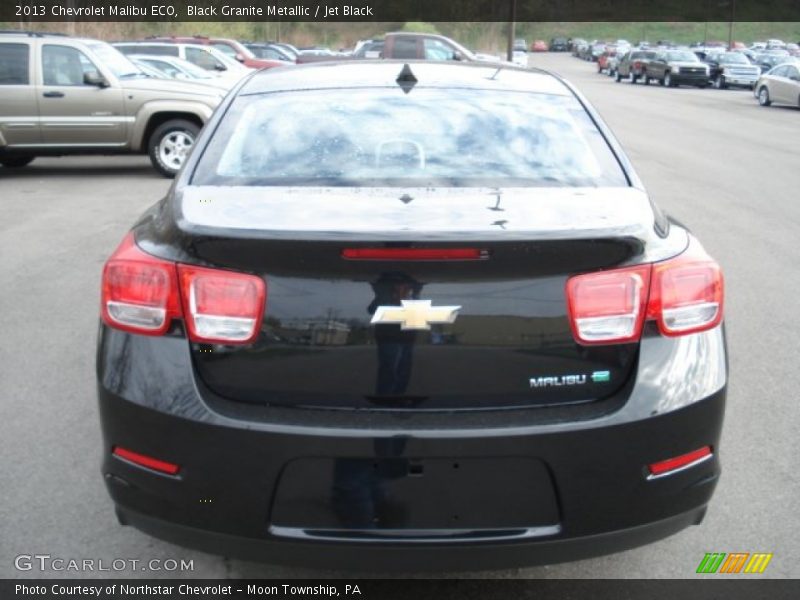 Black Granite Metallic / Jet Black 2013 Chevrolet Malibu ECO