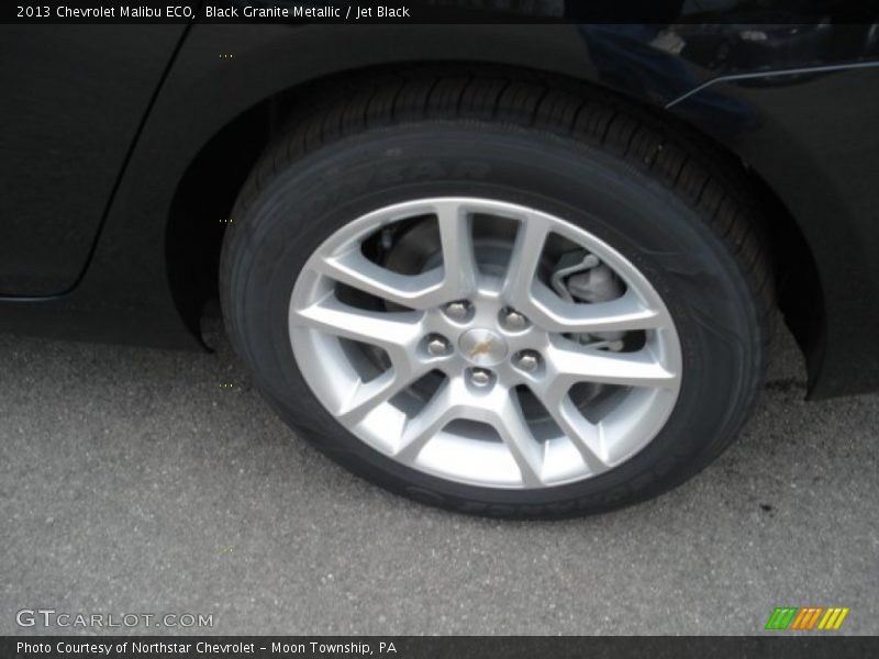 Black Granite Metallic / Jet Black 2013 Chevrolet Malibu ECO