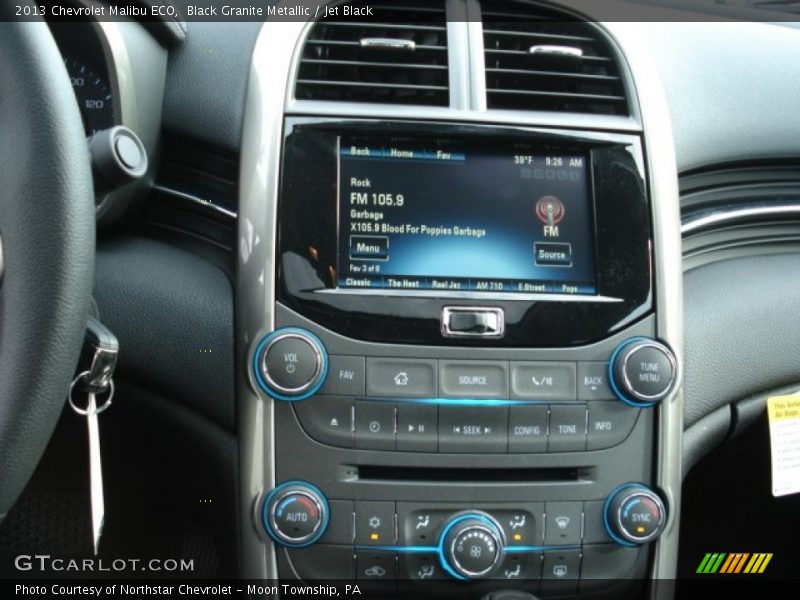 Black Granite Metallic / Jet Black 2013 Chevrolet Malibu ECO
