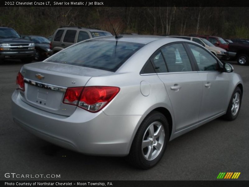 Silver Ice Metallic / Jet Black 2012 Chevrolet Cruze LT
