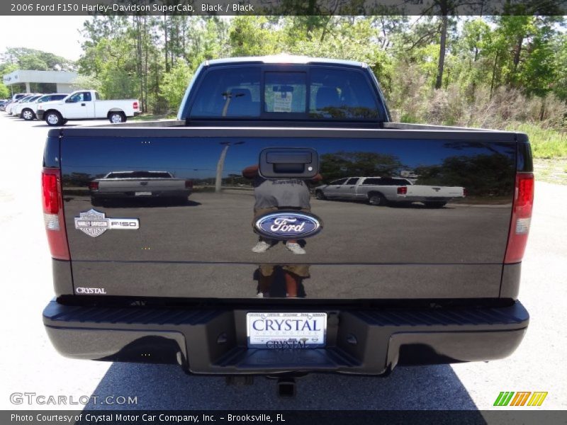 Black / Black 2006 Ford F150 Harley-Davidson SuperCab