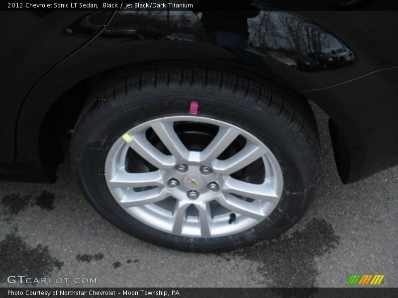 Black / Jet Black/Dark Titanium 2012 Chevrolet Sonic LT Sedan