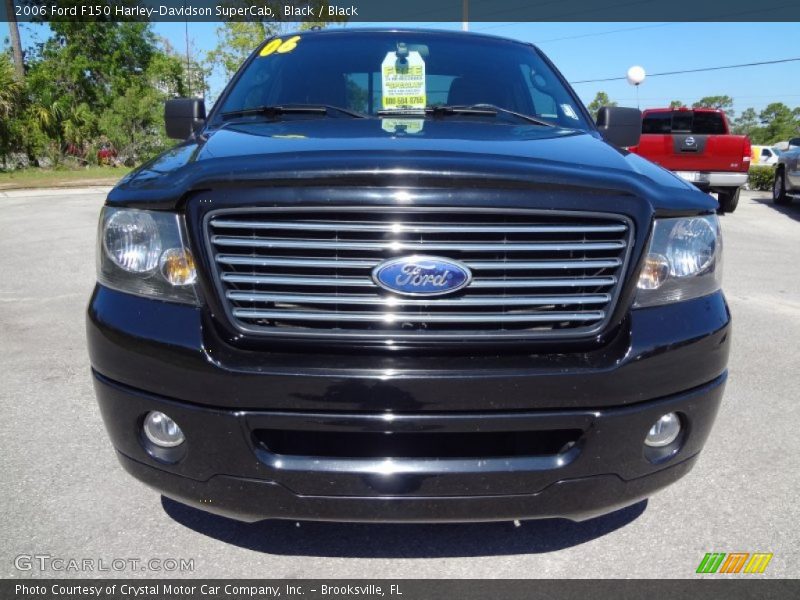 Black / Black 2006 Ford F150 Harley-Davidson SuperCab