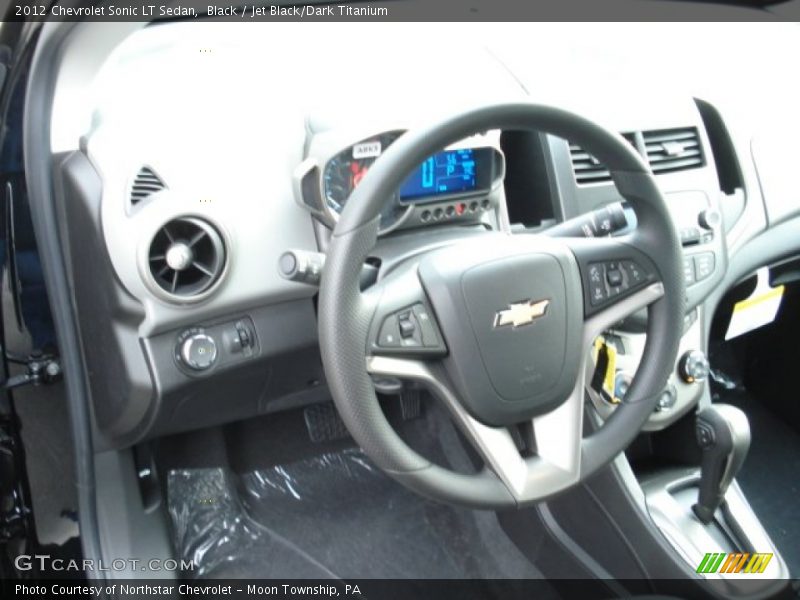 Black / Jet Black/Dark Titanium 2012 Chevrolet Sonic LT Sedan