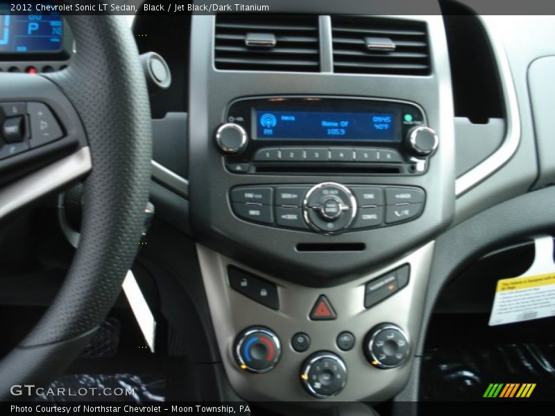 Black / Jet Black/Dark Titanium 2012 Chevrolet Sonic LT Sedan