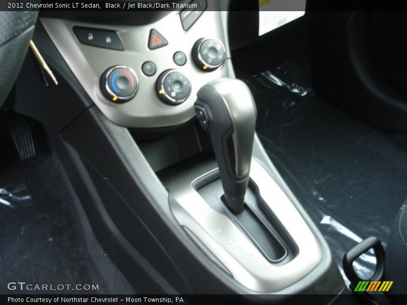 Black / Jet Black/Dark Titanium 2012 Chevrolet Sonic LT Sedan