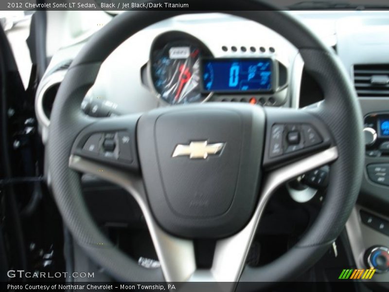 Black / Jet Black/Dark Titanium 2012 Chevrolet Sonic LT Sedan