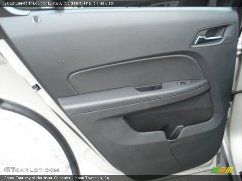 Gold Mist Metallic / Jet Black 2012 Chevrolet Equinox LS AWD