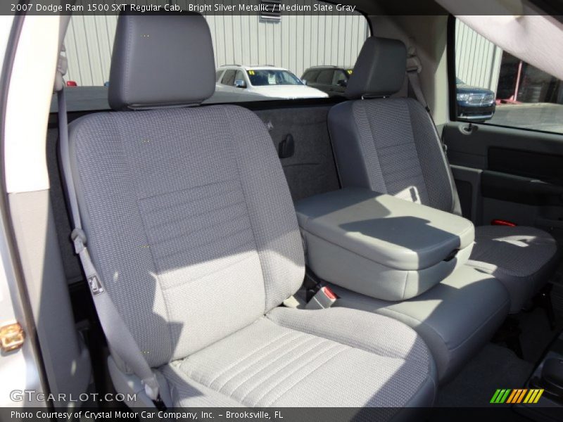 Bright Silver Metallic / Medium Slate Gray 2007 Dodge Ram 1500 SXT Regular Cab
