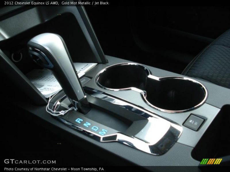 Gold Mist Metallic / Jet Black 2012 Chevrolet Equinox LS AWD