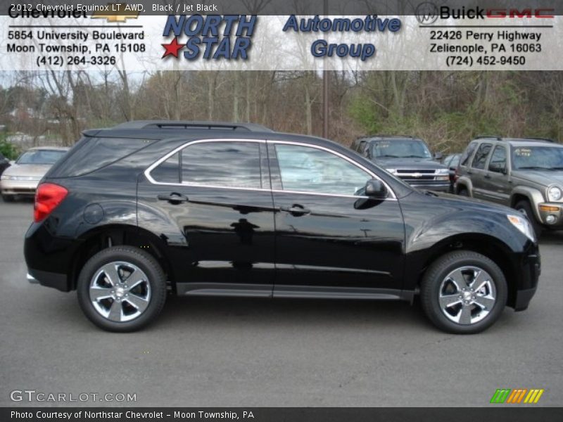 Black / Jet Black 2012 Chevrolet Equinox LT AWD
